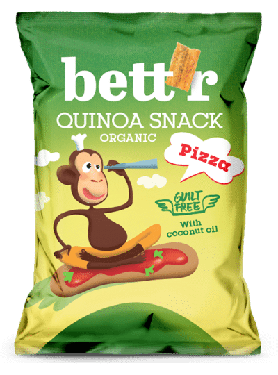 Bio Quinoa Snack mit Pizzageschmack
